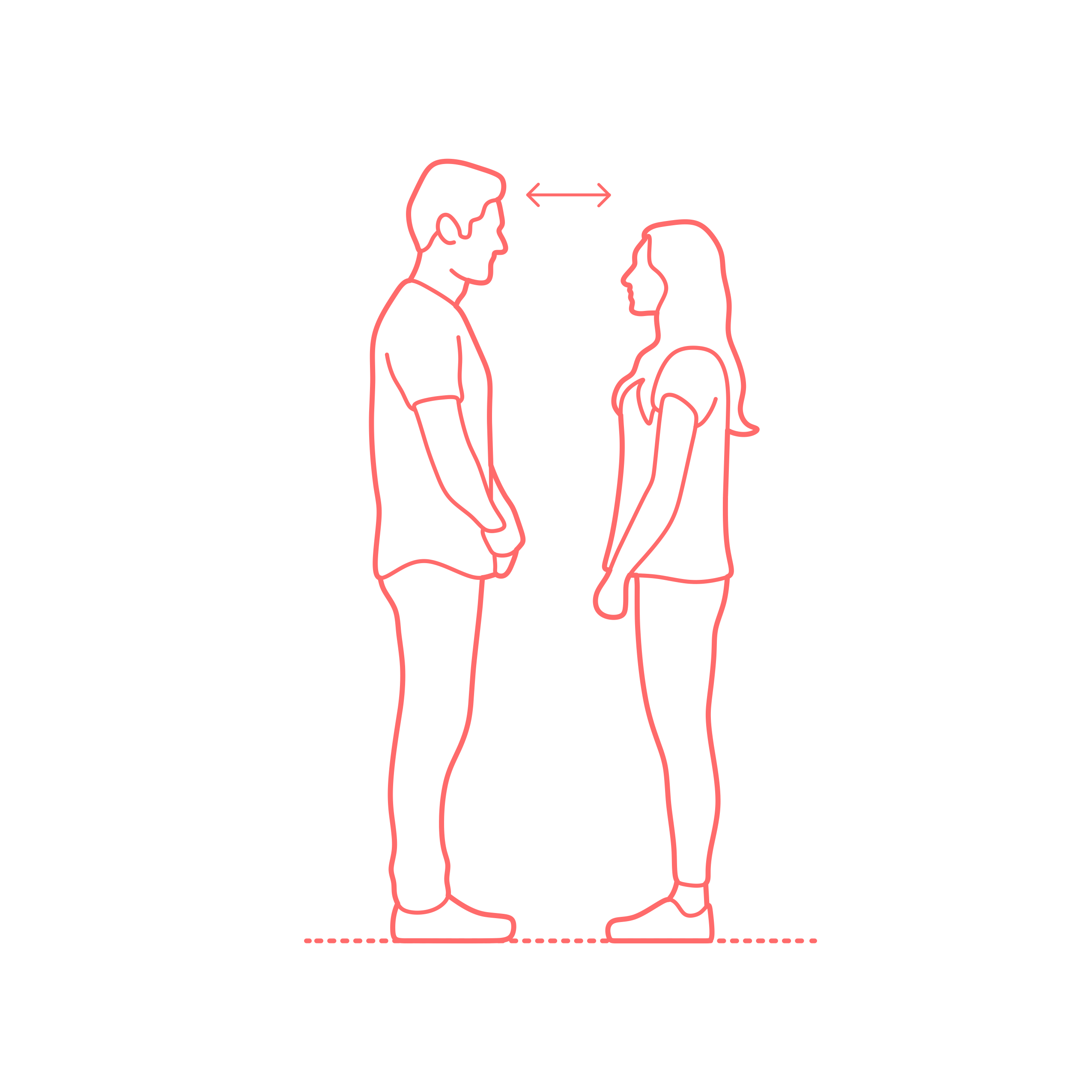 Humans Standing Spacing Intimate Space Vinyl Svg File Free Vectors